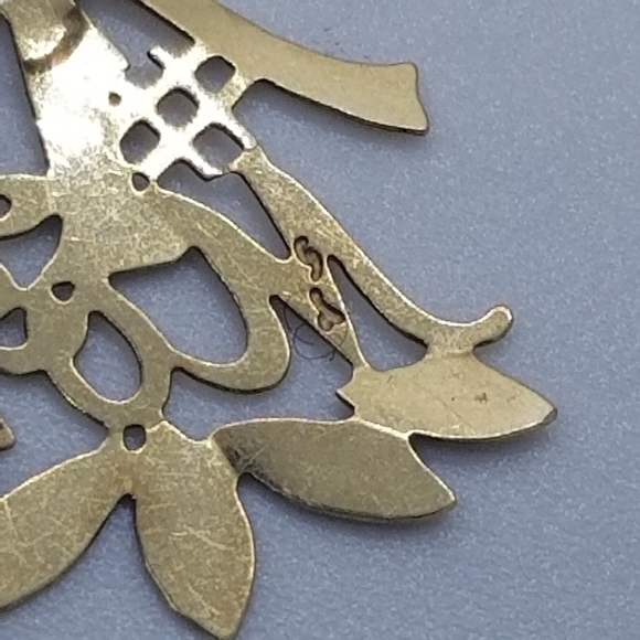 14 kt yellow gold pendant #1 Mom - Picture 5 of 5